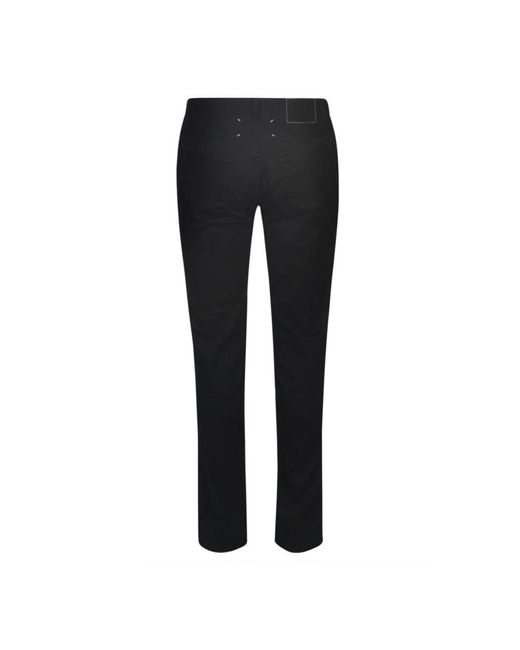 Maison Margiela Black Slim-Fit Trousers for men