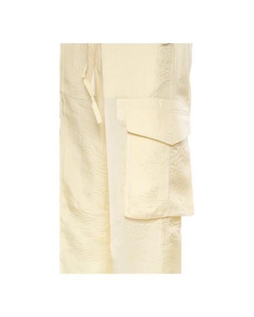 Phoebe Philo Natural Straight Trousers