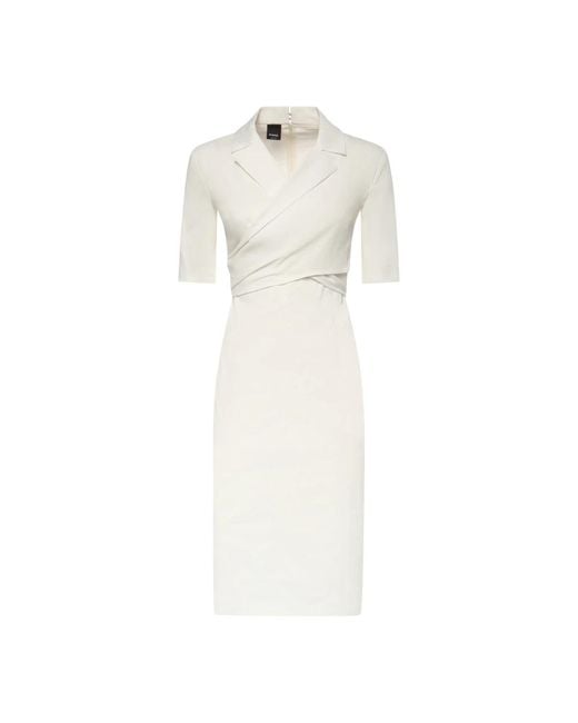 Pinko White Midi Dresses