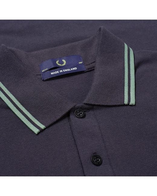 Fred Perry Polo M12 in het Blue voor heren