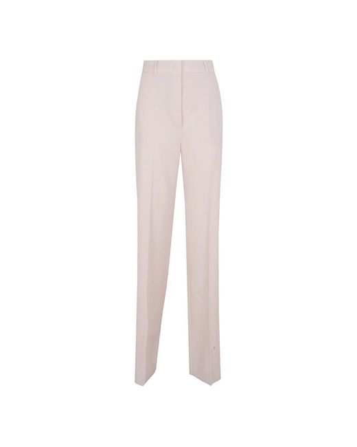 Max Mara White Wide Trousers
