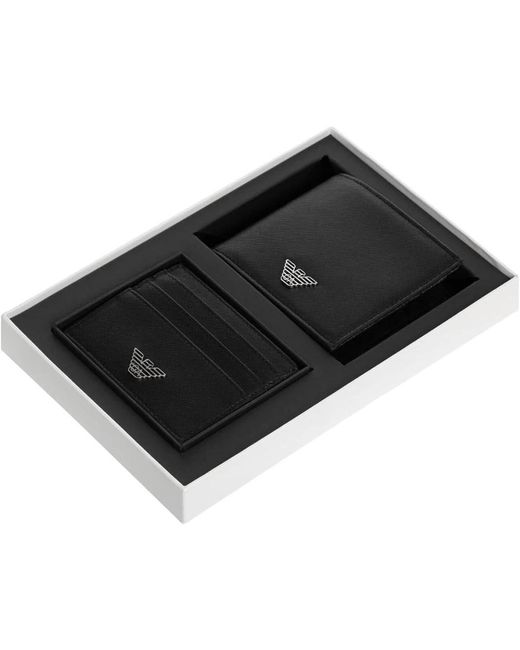 Emporio Armani Black Wallets & Cardholders for men