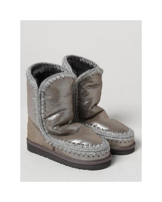 Mou Gray Winter Boots