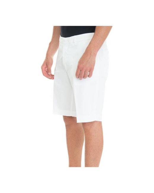 Fay White Casual Shorts for men