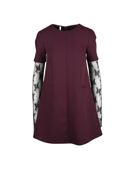 Imperial Kleedjes ,Paars ,Polyester Flared Jurk in het Purple