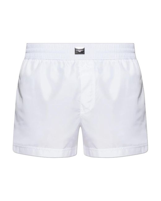 Dolce & Gabbana White Beachwear for men