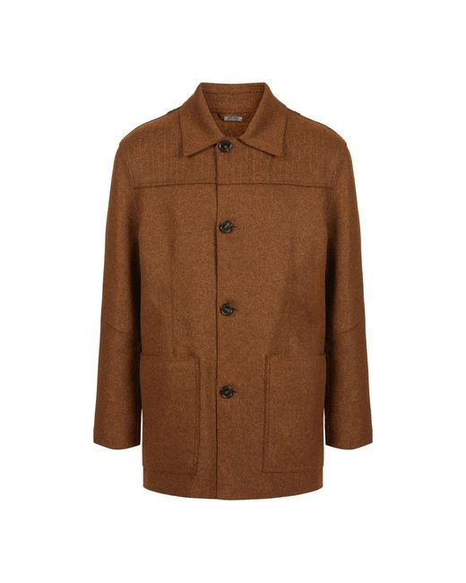 Iceberg Regular Fit Wendejacke in Brown für Herren
