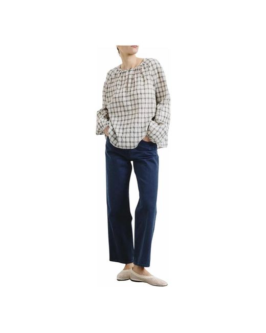 Blouses Pomandère de color Gray