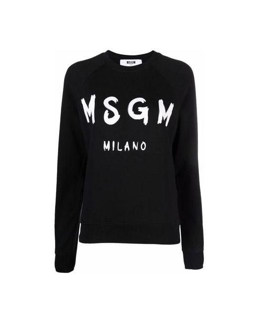MSGM Black Sweatshirts