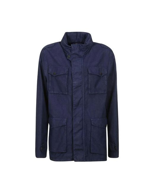 Herno Blue Light Jackets for men