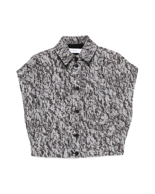 IRO Jassen ,Veelkleurig ,Shirt in het Metallic