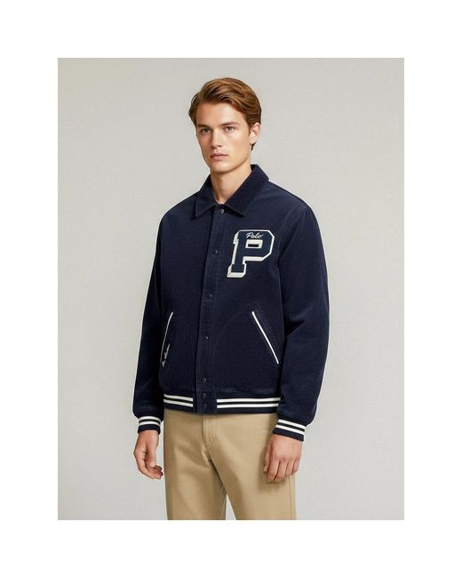 Polo Ralph Lauren Bomber Jackets in het Blauw voor heren Lyst BE