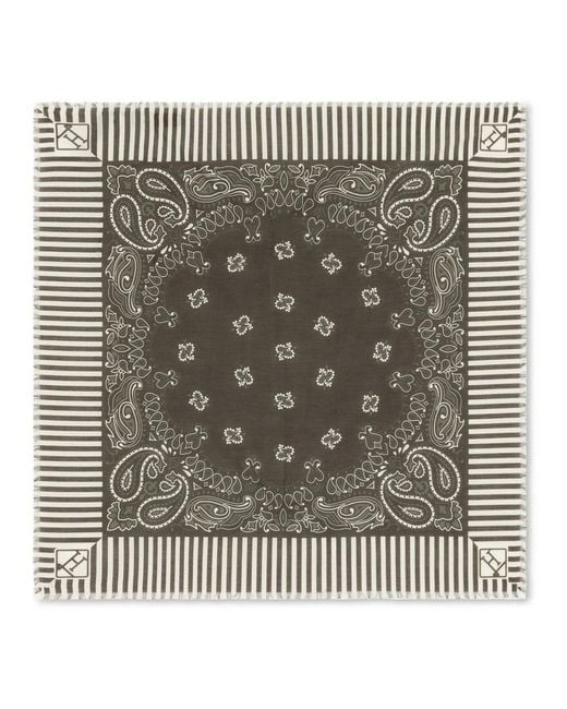 Herno Gray Scarves for men