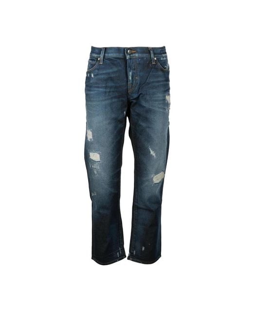 Jacob Cohen Blue Cropped Jeans
