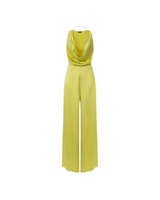Elisabetta Franchi Green Jumpsuits