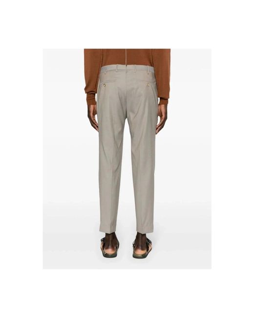Trousers > cropped trousers Incotex pour homme en coloris Gray