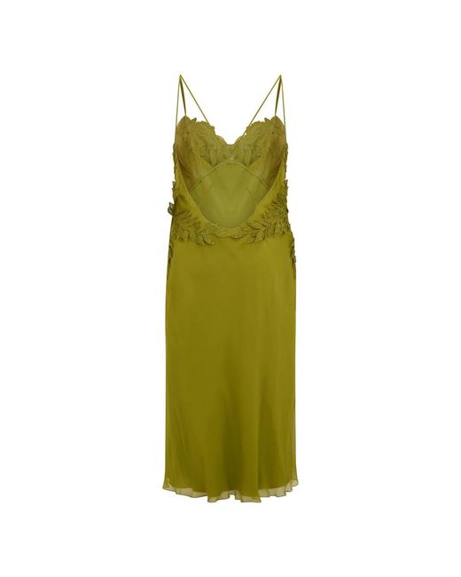 Alberta Ferretti Green Party Dresses