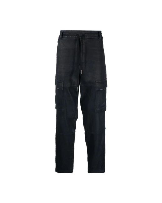 DIESEL Black Slim-Fit Trousers for men