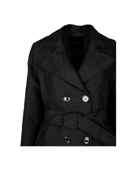 Elegante trench di Pinko in Black