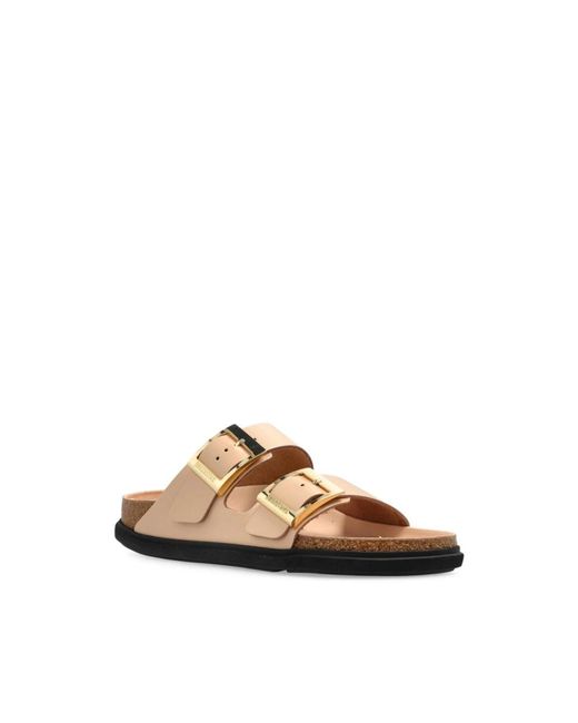 Sliders Birkenstock en coloris Brown