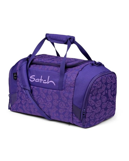 Satch Purple Weekend Bags for men