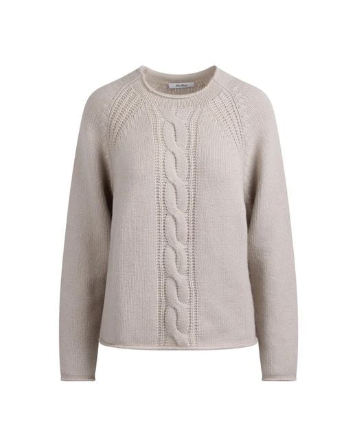 Max Mara Cashmere Knitwear in het Gray