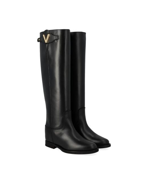 Via Roma 15 Black High Boots