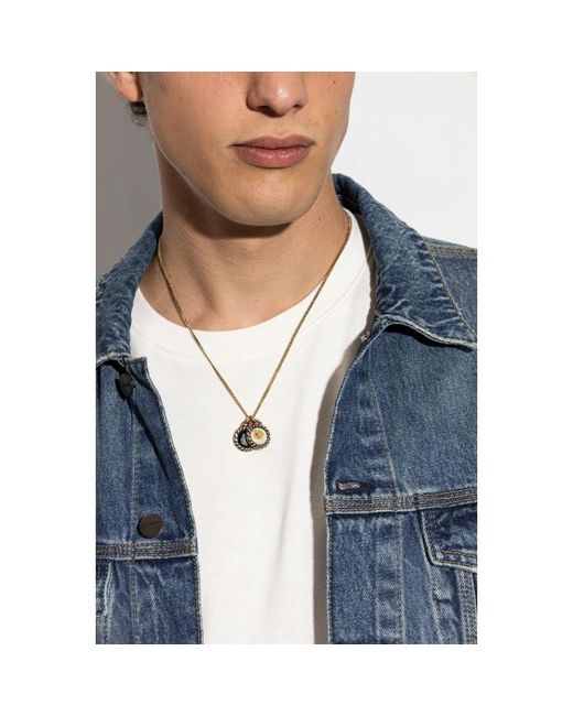 DSquared² Anhänger Halskette in Metallic für Herren