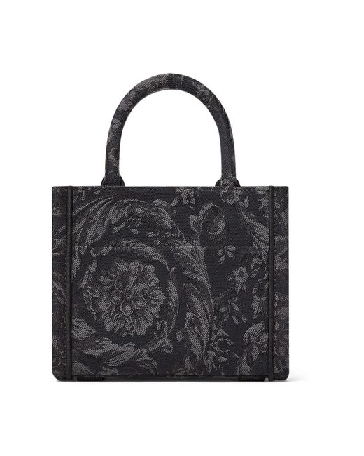 Versace Black Shopping Bags