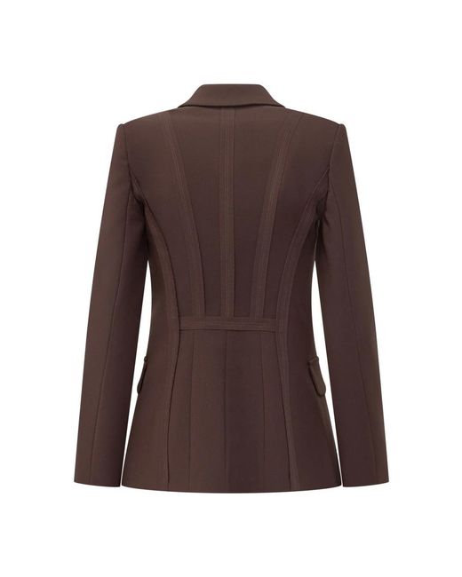 Elisabetta Franchi Brown Blazers