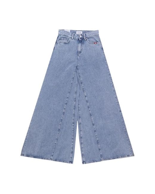 AMISH Blue Wide Jeans