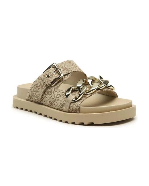 Sliders Guess en coloris Natural