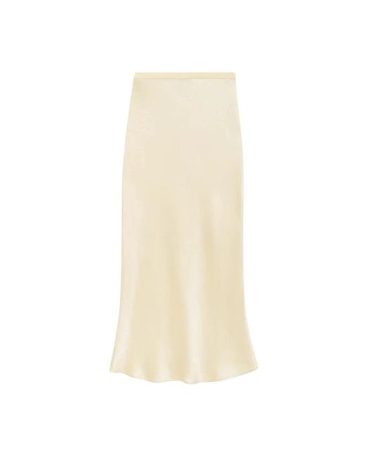 Anine Bing Natural Midi Skirts