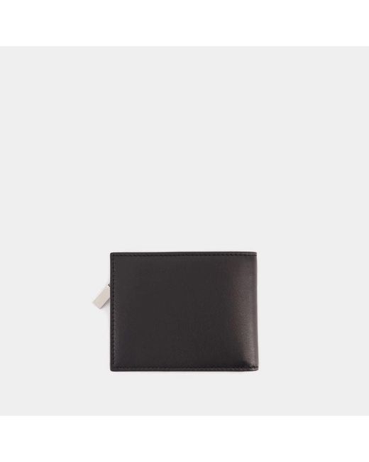 McQueen Black Mini 2-In-1 Wallet For for men