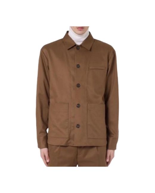 Light Jackets Paolo Pecora de hombre de color Brown