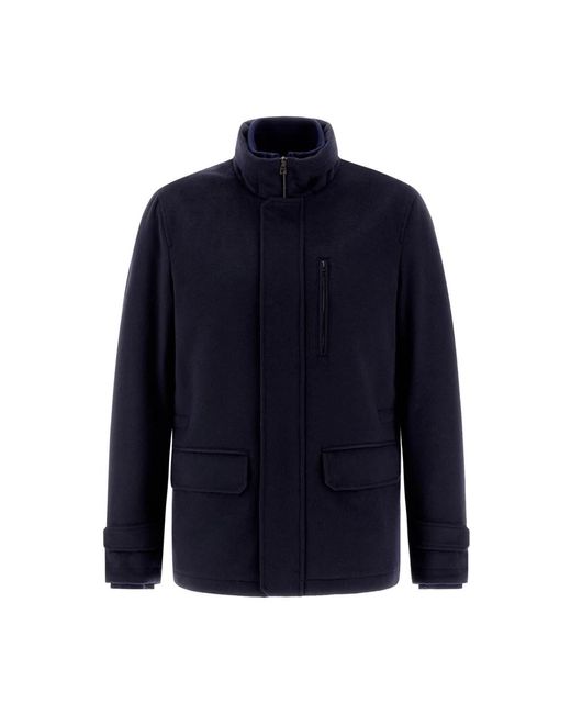 Herno Luxus woll kaschmir jacke in Blue für Herren