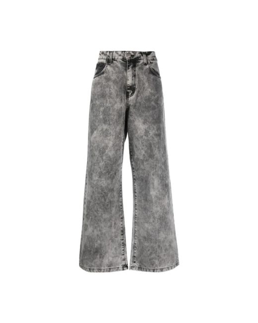 FEDERICA TOSI Gray Wide Jeans