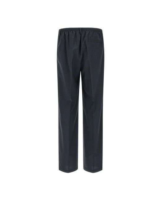 Cellar Door Blue Straight Trousers for men