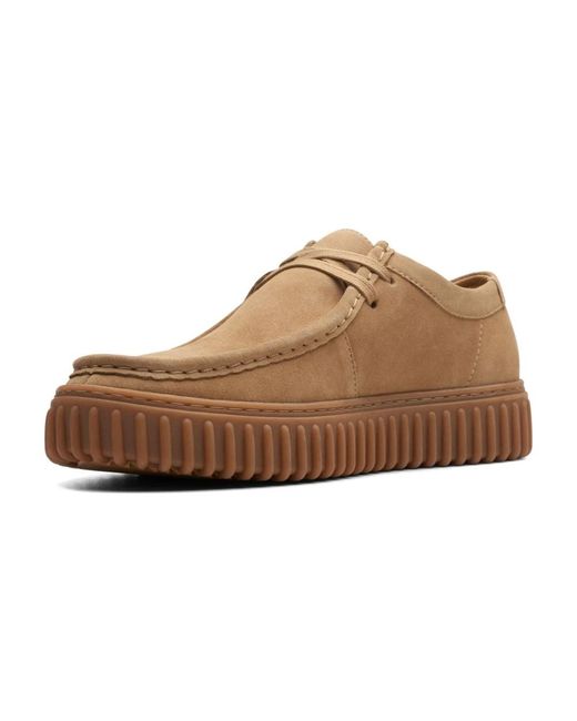 Shoes > flats > laced shoes Clarks pour homme en coloris Brown