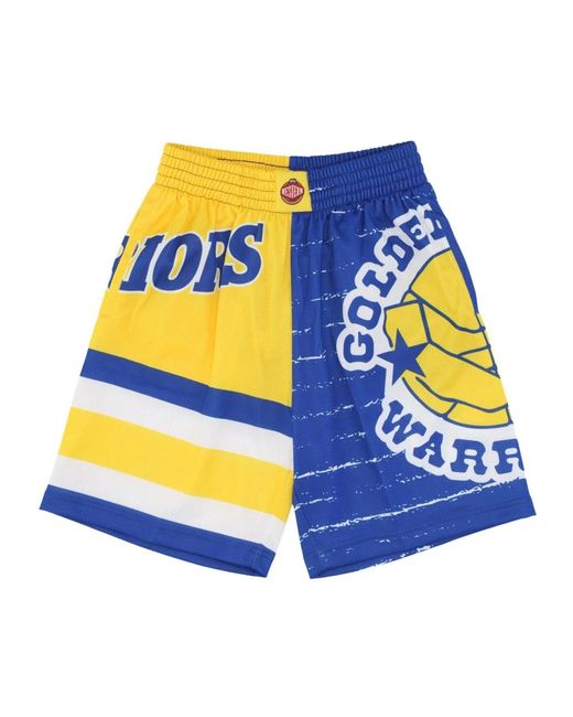 Mitchell & Ness Casual Shorts in het Blue voor heren
