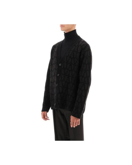 Knitwear > cardigans Valentino Garavani pour homme en coloris Black