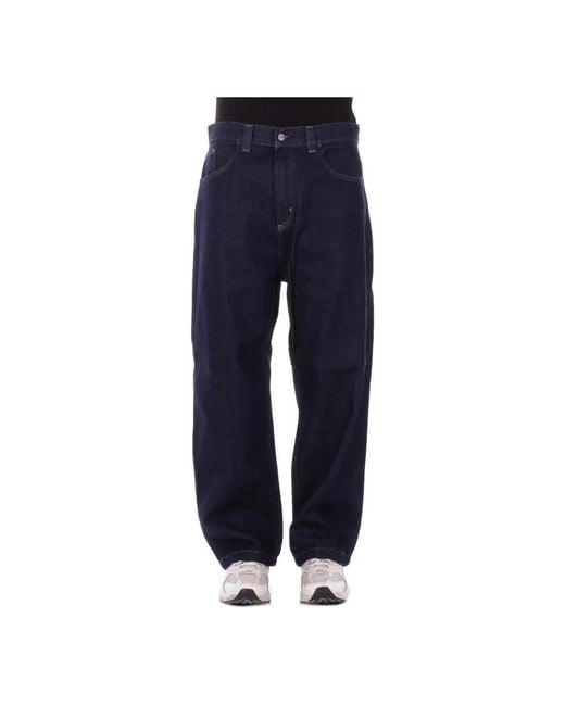 Carhartt Blue Loose Fit Jeans for men