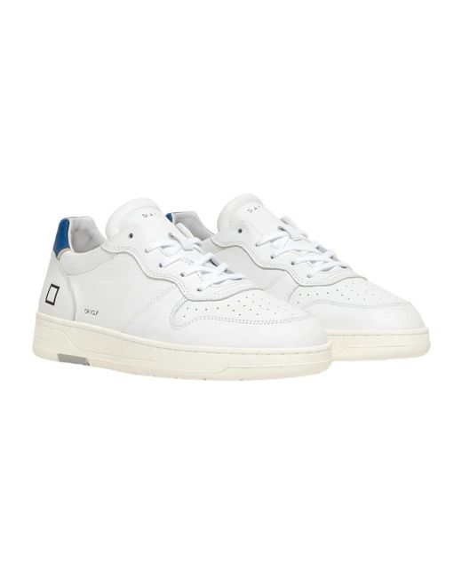 Date White Sneakers for men