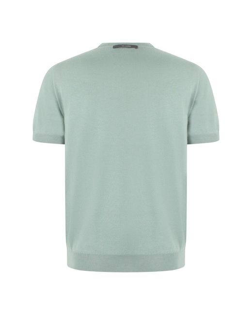 Fedeli Green Cashmere Knitwear for men