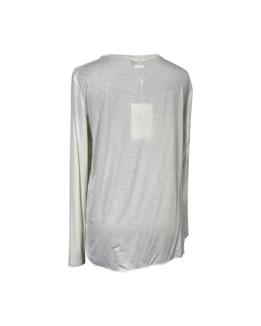 Max Mara Overhemden ,Wit ,Camicette Blouse in het Gray