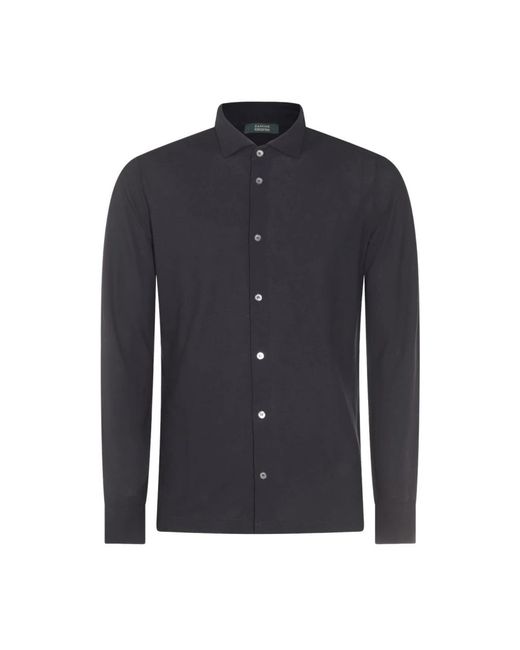 Zanone Blue Casual Shirts for men
