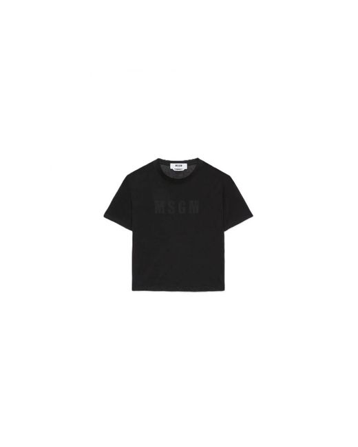 T-Shirts di MSGM in Black