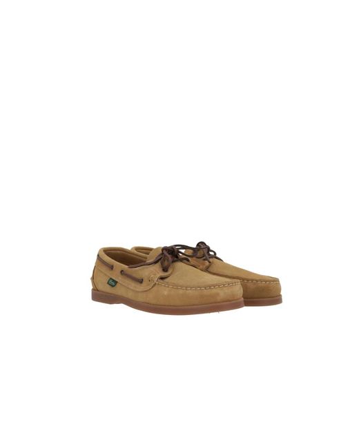 Paraboot Brown Sailor Shoes for men