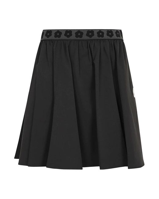 KENZO Black Short Skirts