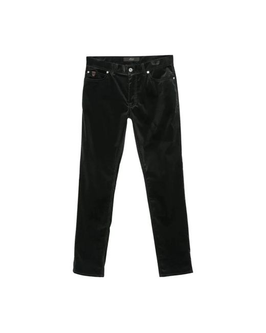 Brioni Rechte Five-Pocket-Broek in het Black voor heren